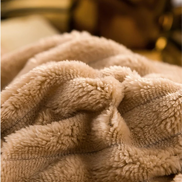 Bedding Duvet Cover Set Plush-Style Winter Bedspread Design