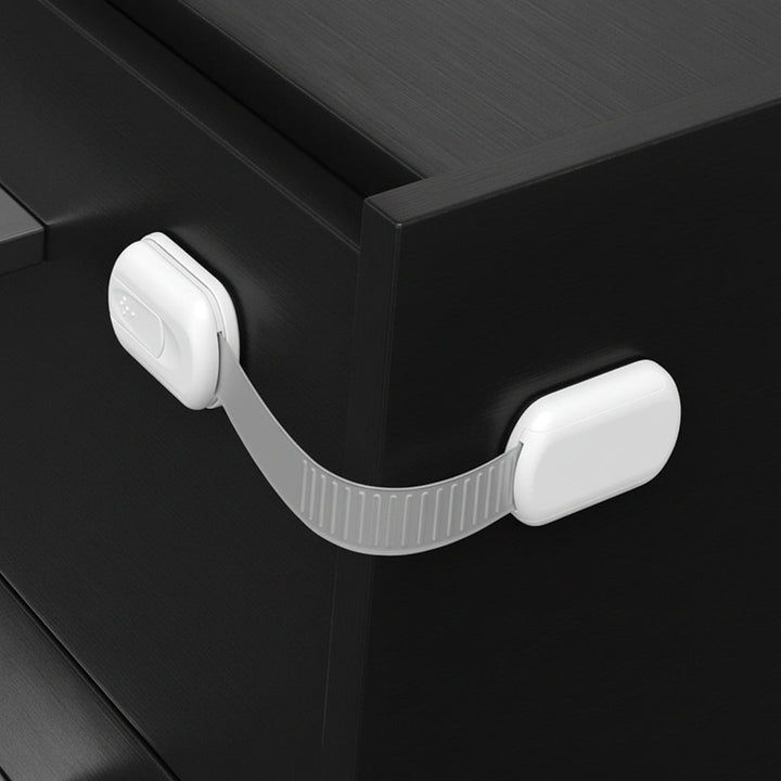 Cabinet Locks Child Safety Adhesive Strap Lock Drawer Door