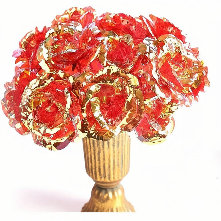 Flower Bouquet Mothers Day Gift Artificial Rose Table Decoration