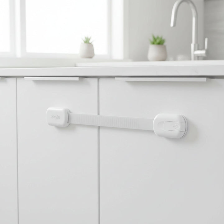 Cabinet Locks Child Safety Adhesive Strap Lock Drawer Door