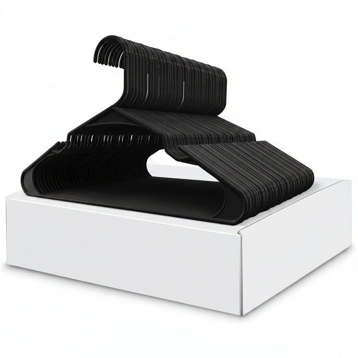 Clothes Hangers Plastic Set Heavy Duty Slim Closet Organizer