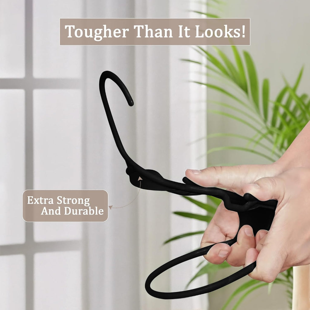 Clothes Hangers Plastic Set Heavy Duty Slim Closet Organizer