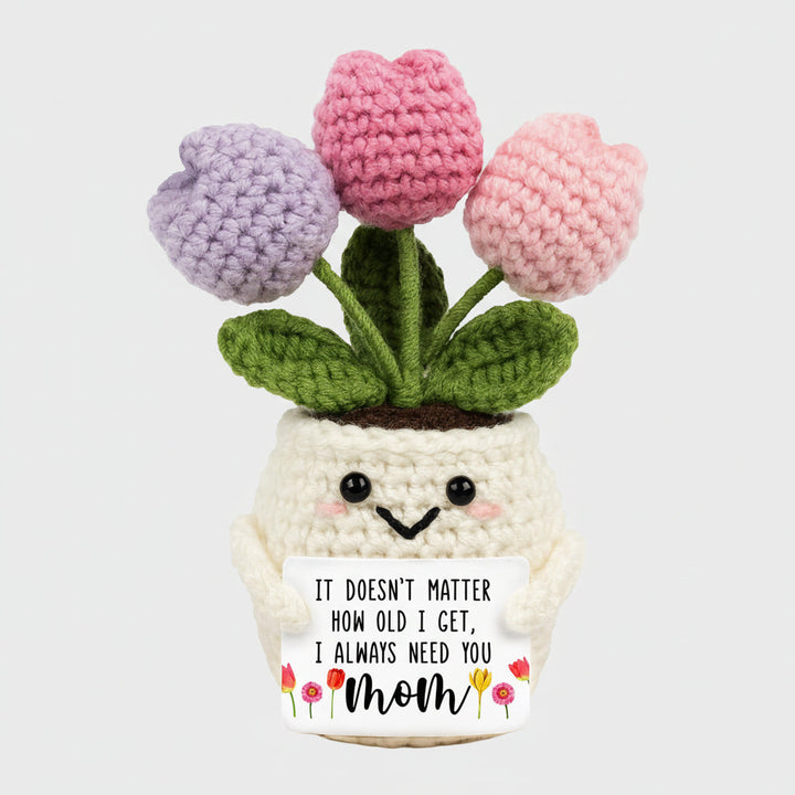 Mothers Day Gifts Crochet Flower Handmade Desk Decor