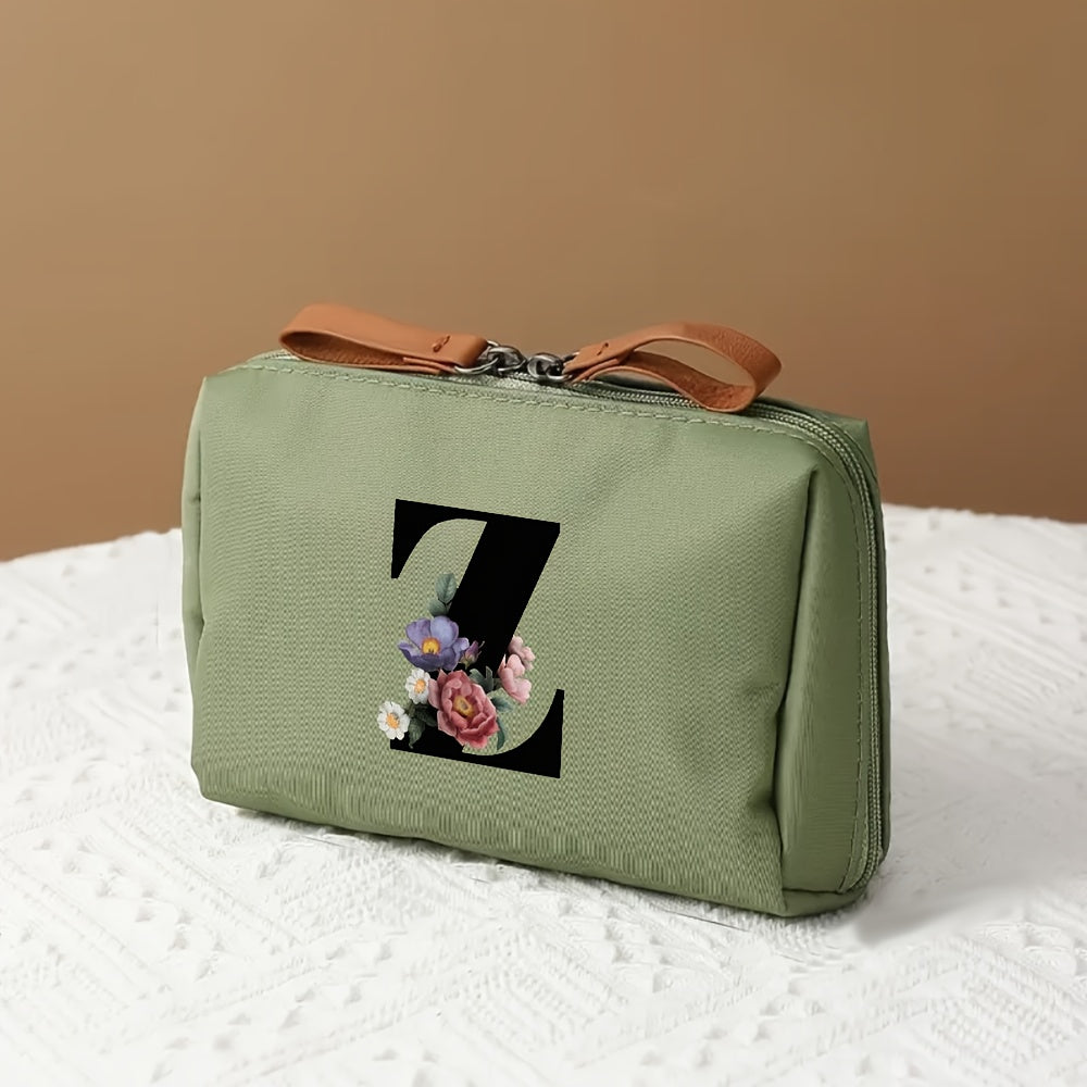 Makeup Bag Travel Cosmetic Organizer Mothers Day Letter Case