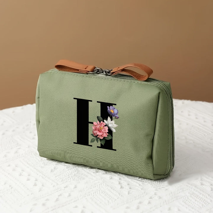 Makeup Bag Travel Cosmetic Organizer Mothers Day Letter Case