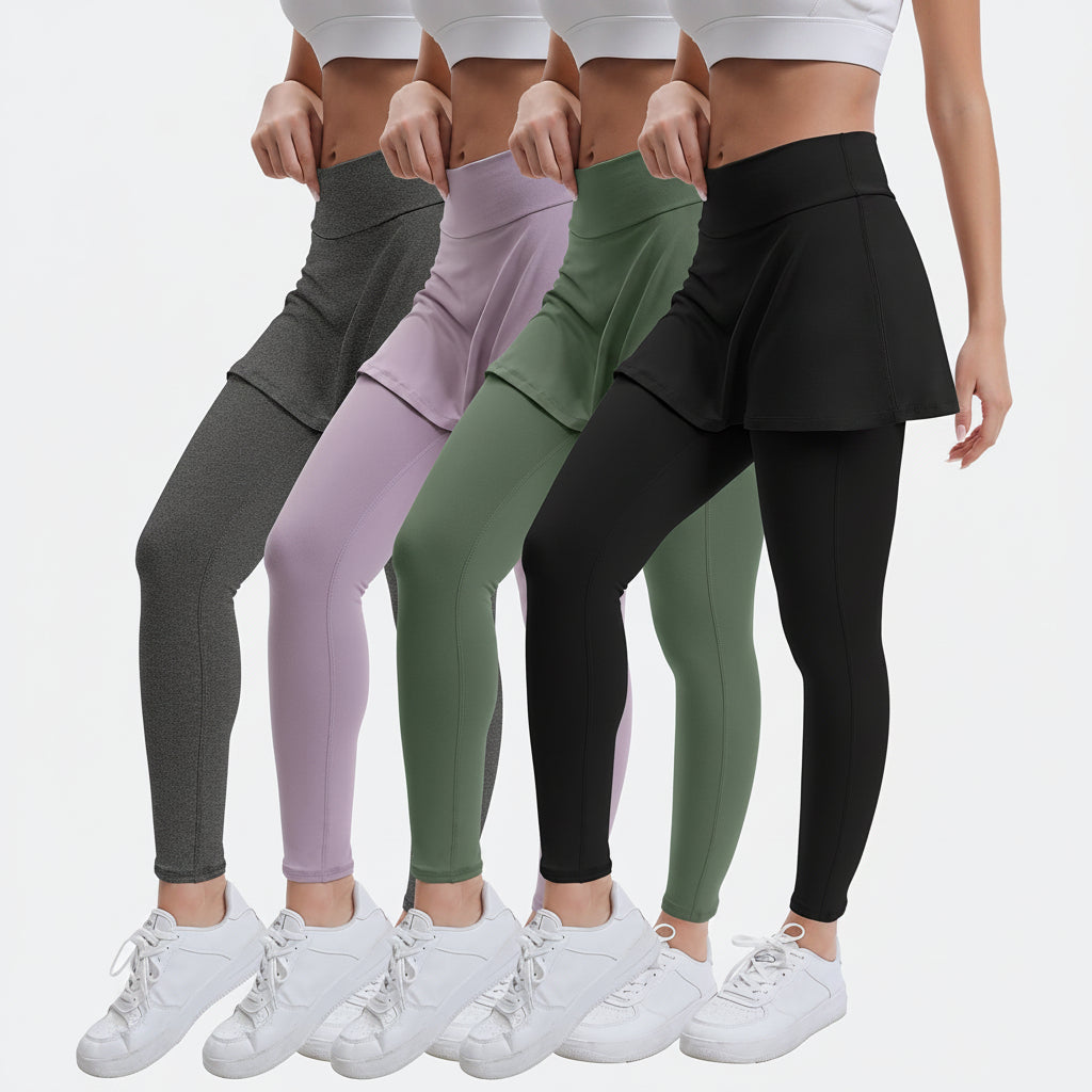 High Waist Pickleball Flared Yoga Trousers Stretch Leggings