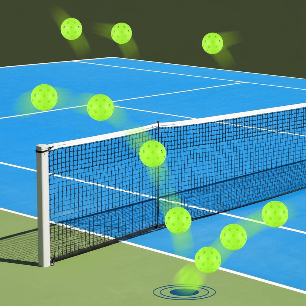 Pickleball Balls 40 Hole Outdoor Lightweight Training Balls