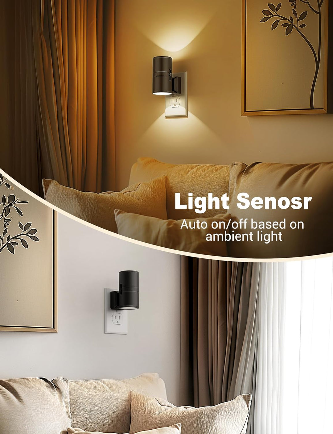 NightNova LED Night Light | Smart Dimmable Plug-in Lamp