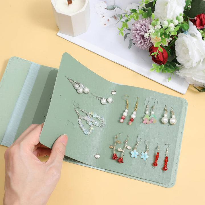 Jewellery Organizer Mothers Day Travel Earring Holder Case Foldable