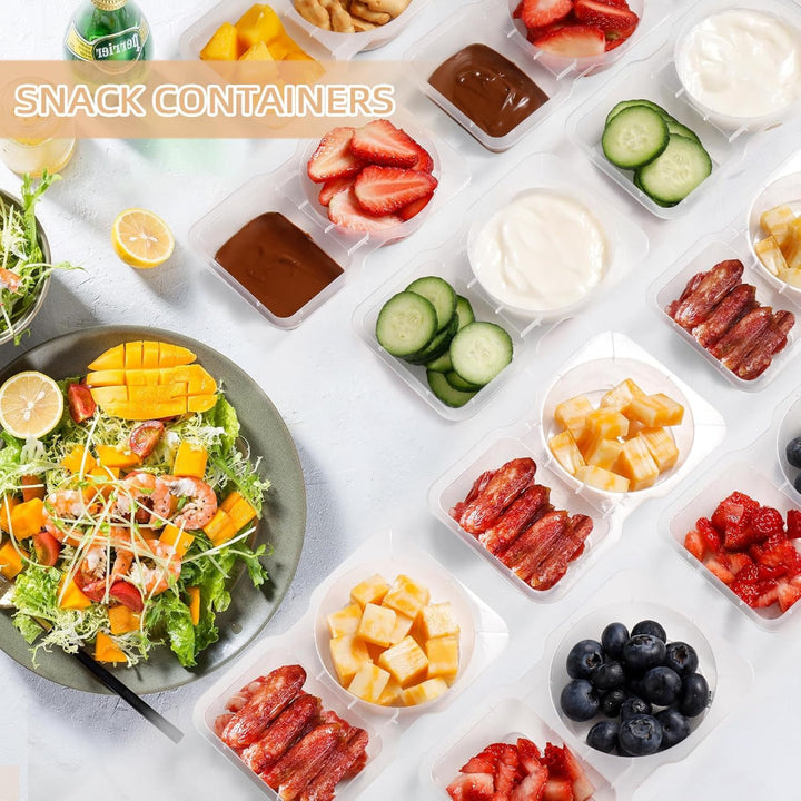 Food Storage Containers Lids Meal Prep Snacks