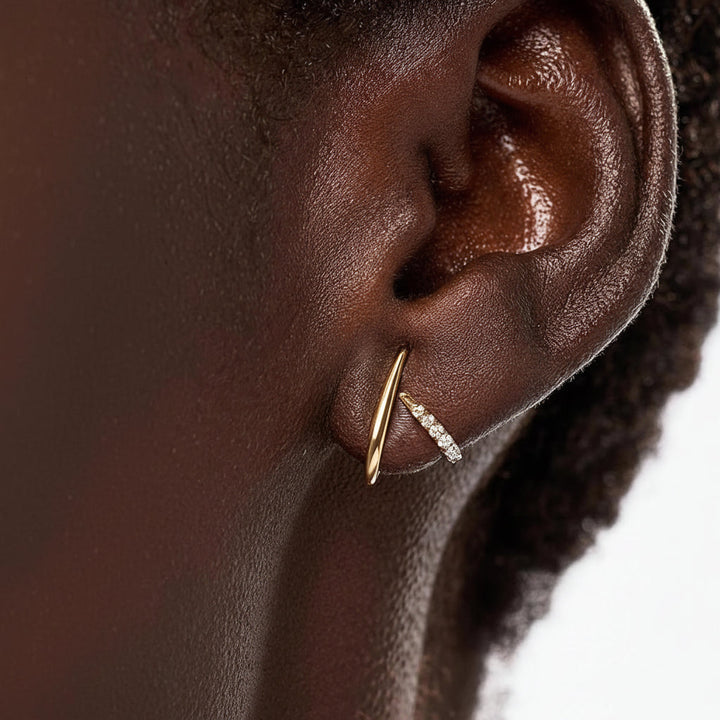 Earrings Mothers Day Gift Gold Geometric Stud Jewellery