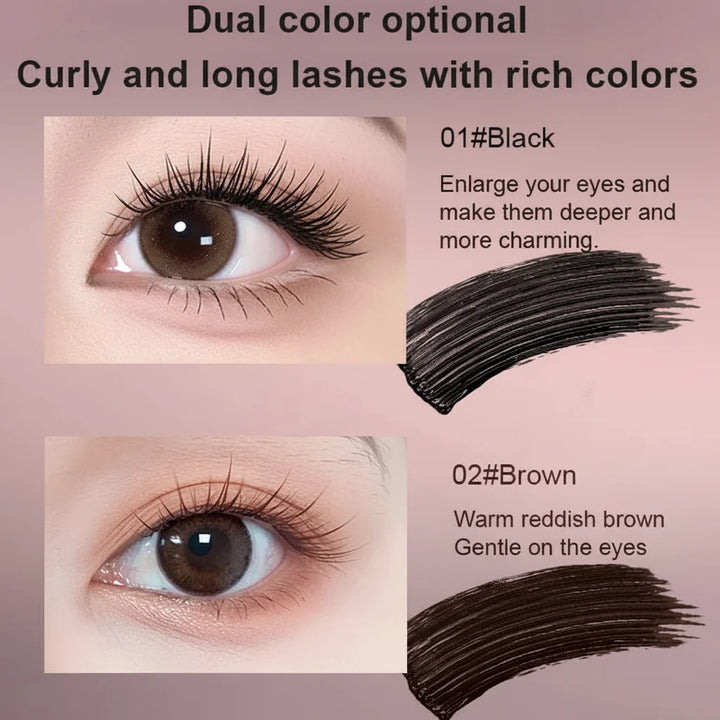 Lengthening Curling Mascara  Lush Voluminous Lashes Waterproof