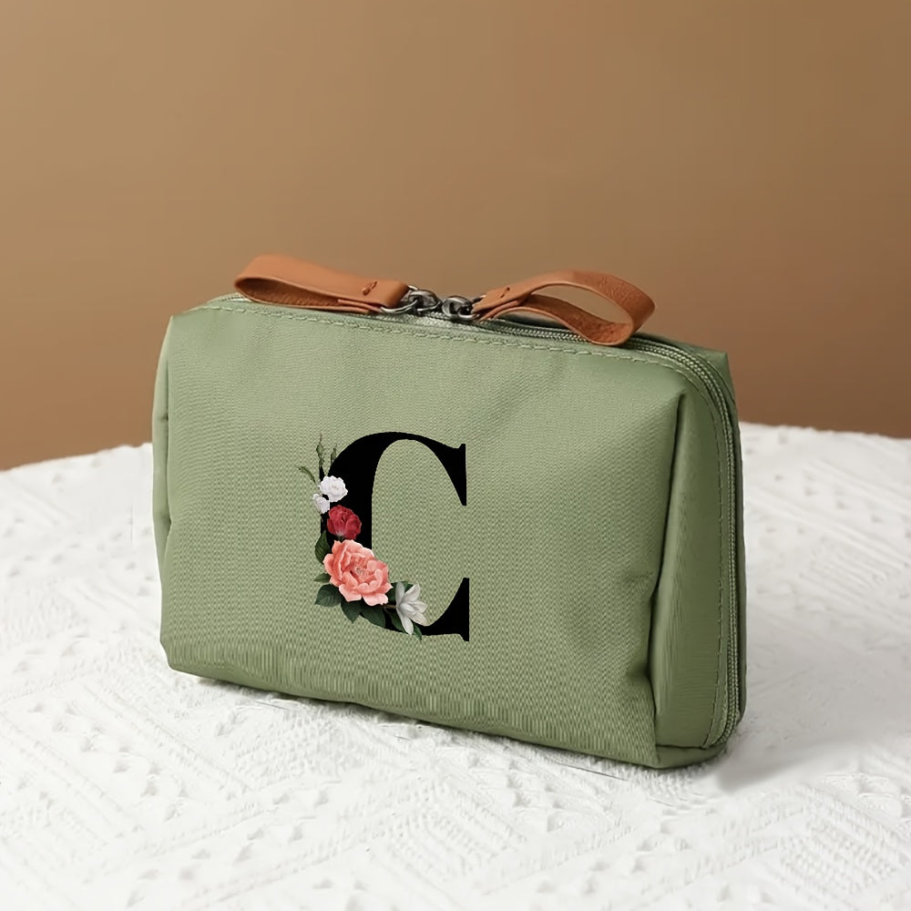 Makeup Bag Travel Cosmetic Organizer Mothers Day Letter Case