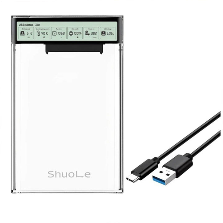 External Hard Drive Portable SSD USB Dock Data Transfer Adapter