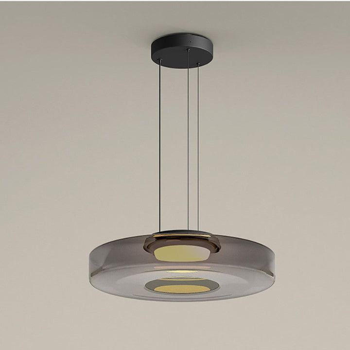 Glass Pendant Lamp | Bauhaus Style Hanging Light