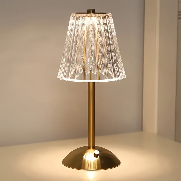 Crystal Touch Table Lamp | USB Rechargeable