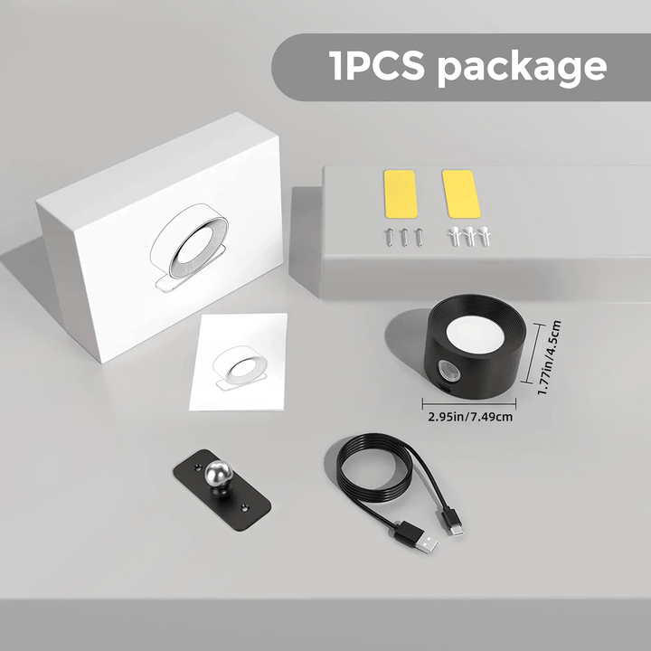 USB Rechargeable LED Wall Light