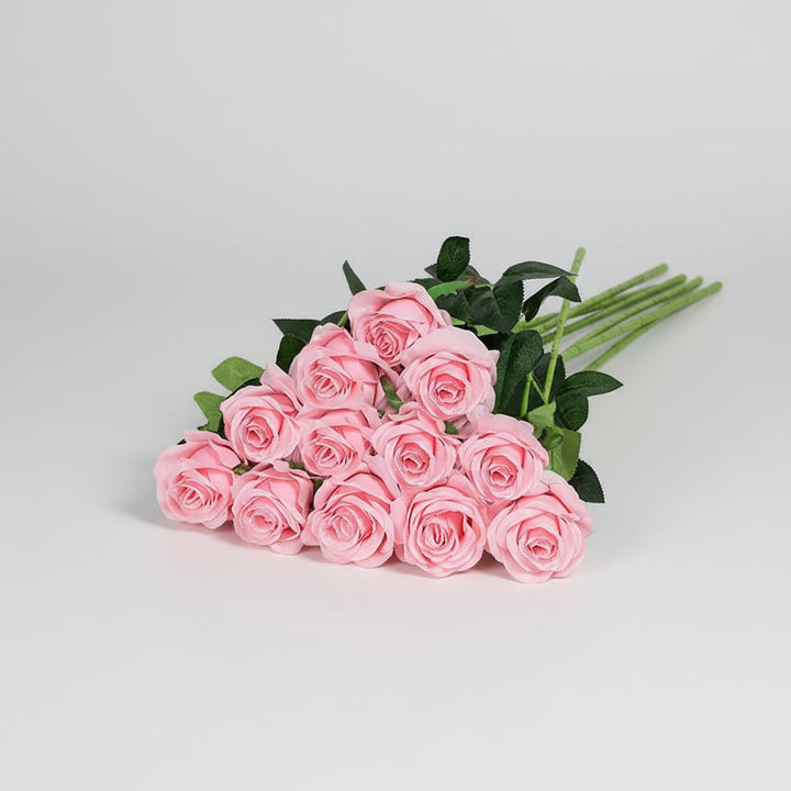 Mothers Day Artificial Flowers Rose Bouquet Red Roses Decor