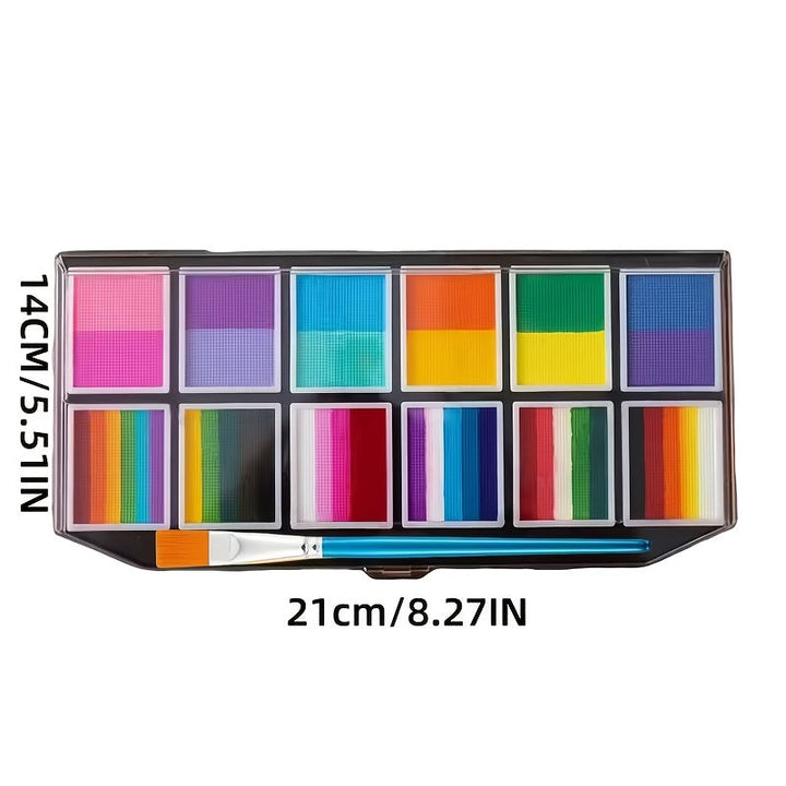 Soccer Ball Face Paint Kit Neon colours Festivals Events