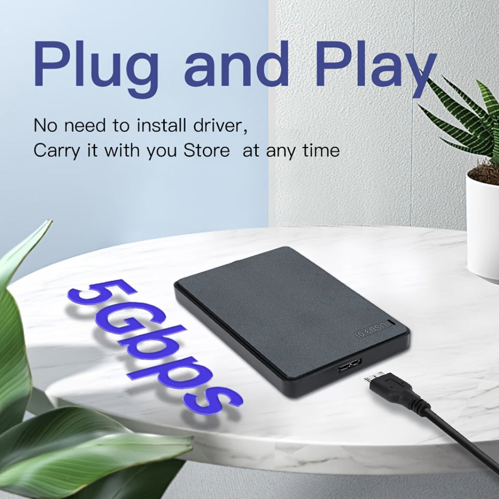 External Hard Drive Portable SSD USB 3.0 Fast Storage Backup