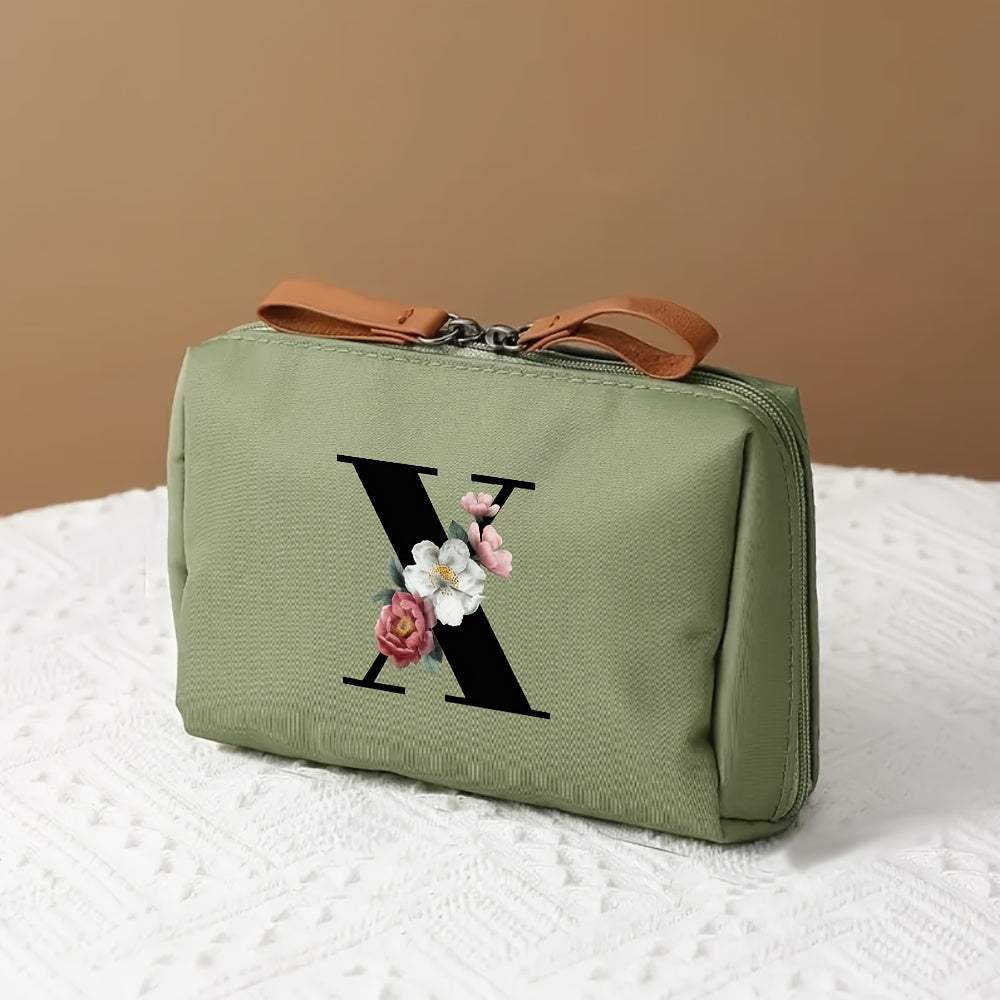 Makeup Bag Travel Cosmetic Organizer Mothers Day Letter Case
