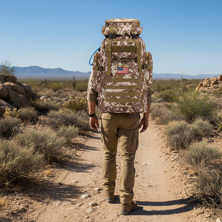 Hiking Backpack Large Capacity Tactical Daypack Outdoor Travel