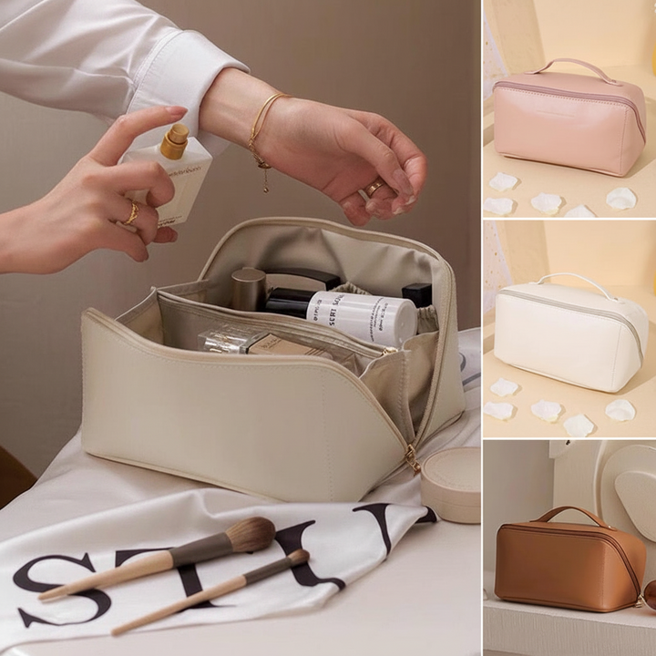 Makeup Bag Travel Cosmetic Organizer Large Capacity Toiletry Case