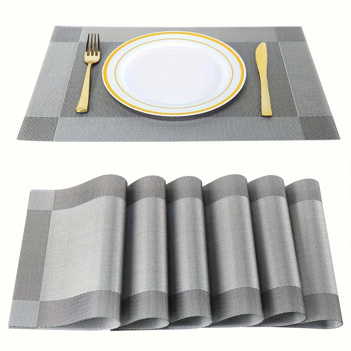 PlaciMat | Heat-Resistant PVC Placemats | Washable &amp; Non-Slip Table Mats