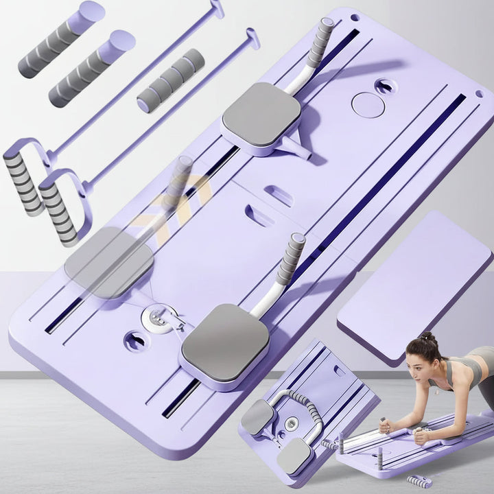 Ab Roller Resistance Assisted Flat Core Trainer Home Workouts