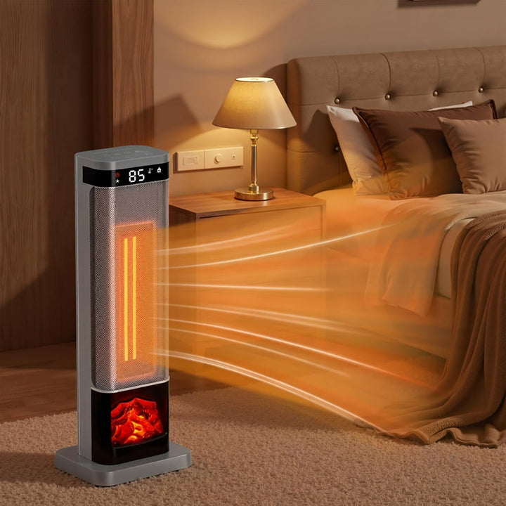Space Heater Portable Electric Warm Air Blower Remote Control