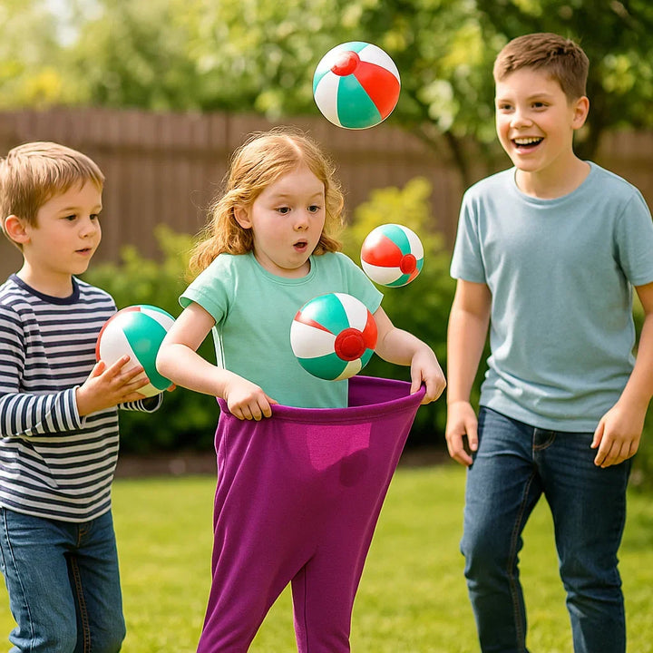 Kids Outdoor Game Ball Catching Trousers Fun Family Activity Set