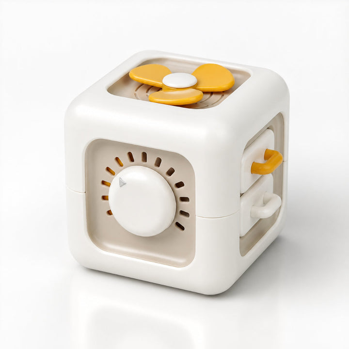 Activity Cube Sensory Toy Toddler Learning Busy Cube Toy