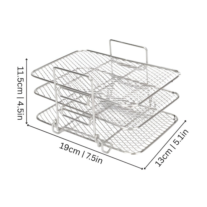 Air Fryer Rack Stackable Kitchen Cooking Tray