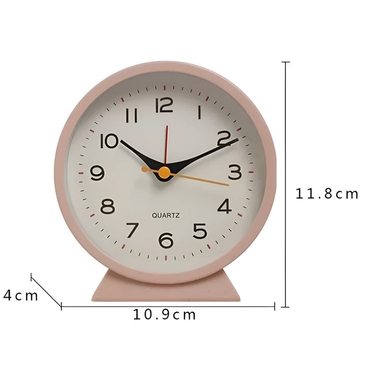 Alarm Clock Silent Quartz Vintage Table Clock