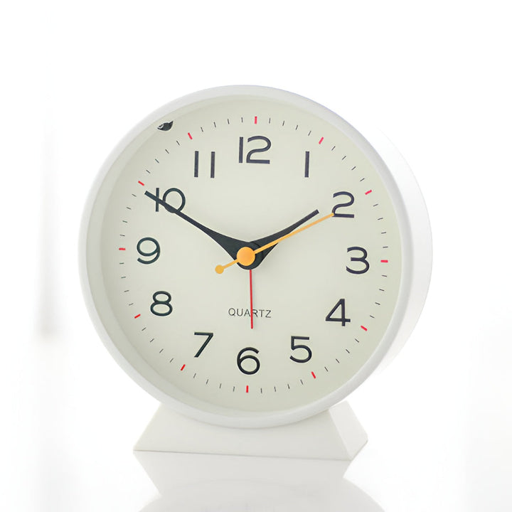 Alarm Clock Silent Quartz Vintage Table Clock