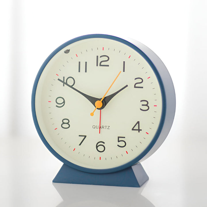 Alarm Clock Silent Quartz Vintage Table Clock