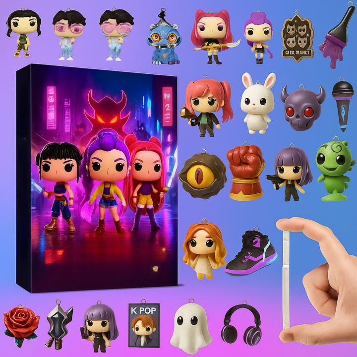 Anime Advent Calendar Collectible Figures Christmas Box