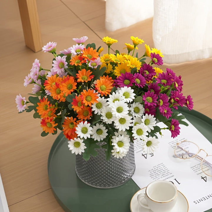 Artificial Daisy Flowers Mothers Day Gift Tabletop Home Decor