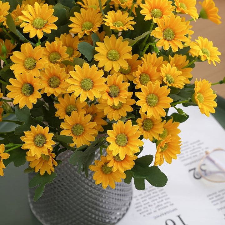 Artificial Daisy Flowers Mothers Day Gift Tabletop Home Decor