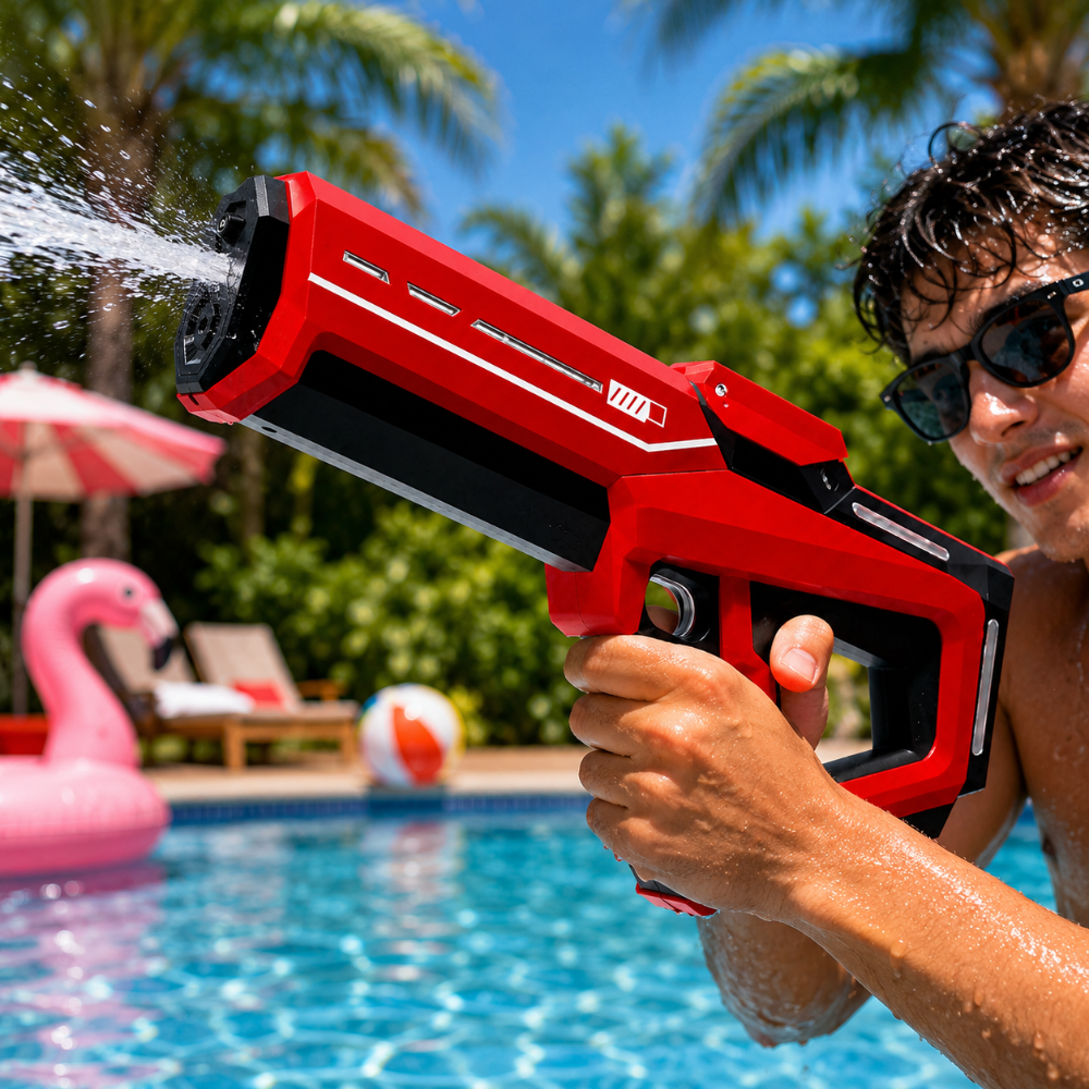 Automatic Water Gun Large Tank Outdoor Splash Ammo