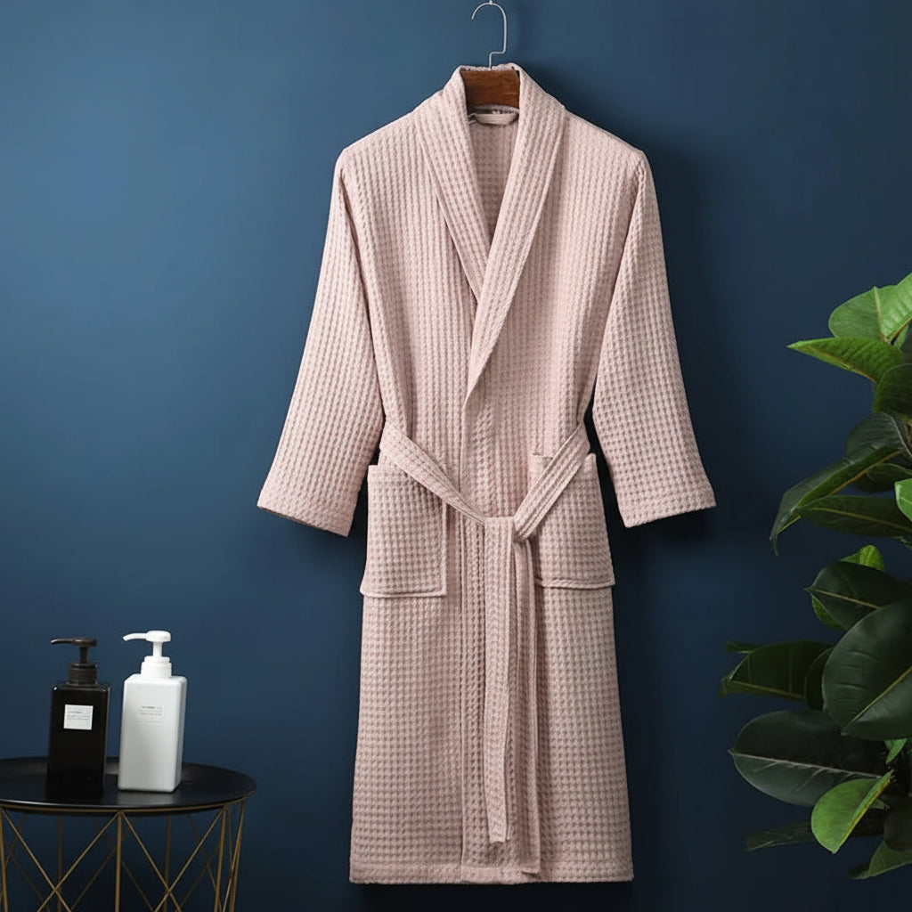 Bathrobe Soft Absorbent Unisex Dressing Gown
