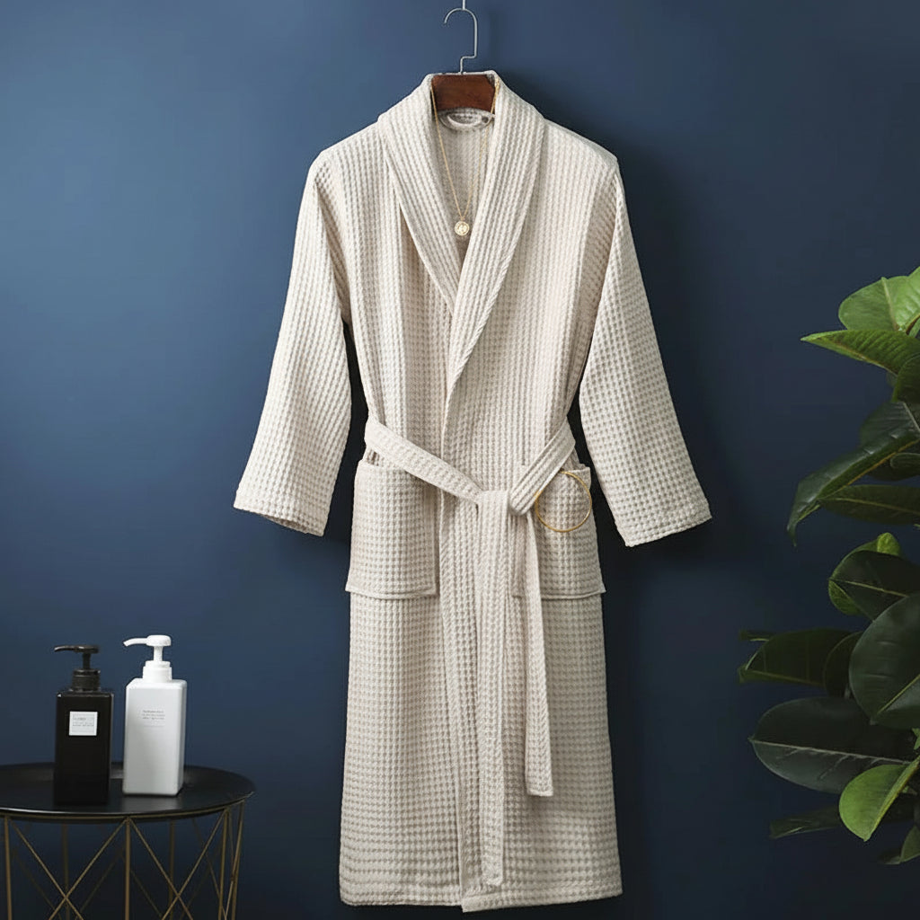 Bathrobe Soft Absorbent Unisex Dressing Gown
