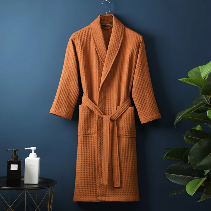 Bathrobe Soft Absorbent Unisex Dressing Gown