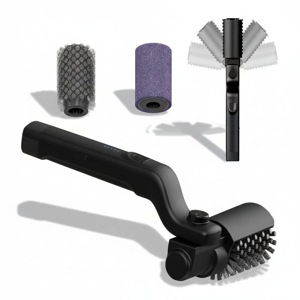 Grill Brush Electric Rechargeable Stainless Steel BBQ Cleaner