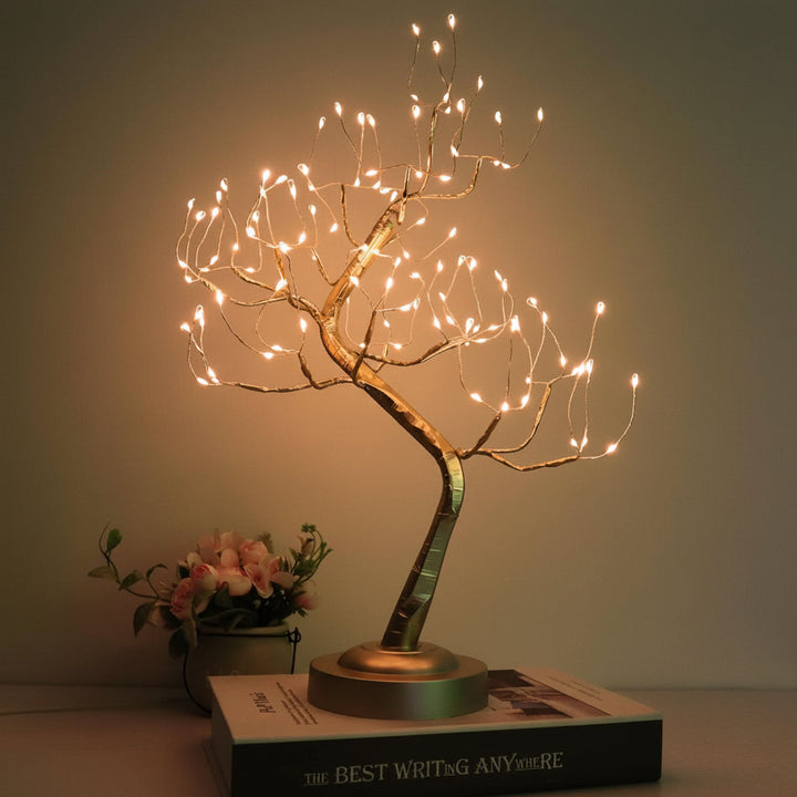 Table Lamp Decorative Bonsai Tree LED Light Cozy Home Decor