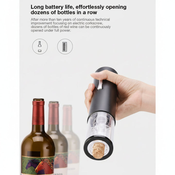 Wine Opener Electric Automatic Corkscrew Easy Bottle Opening