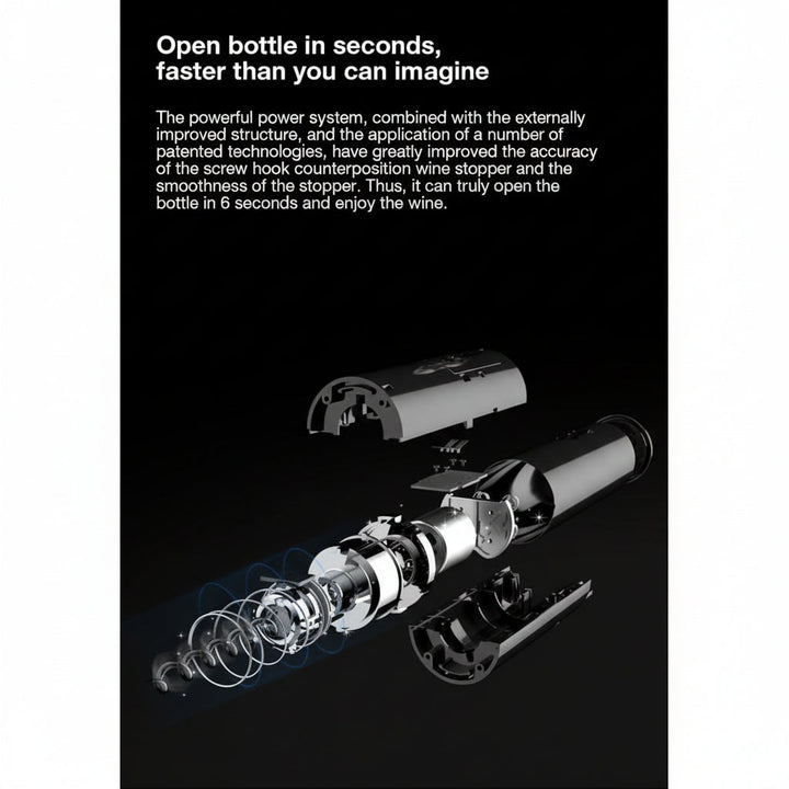 Wine Opener Electric Automatic Corkscrew Easy Bottle Opening