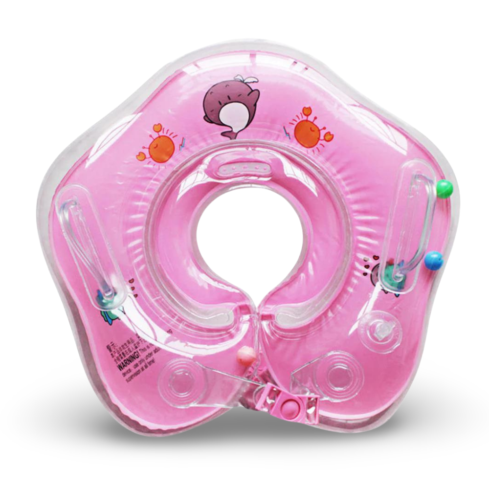 Baby Float Infant Neck Ring Adjustable Baby Bath Support