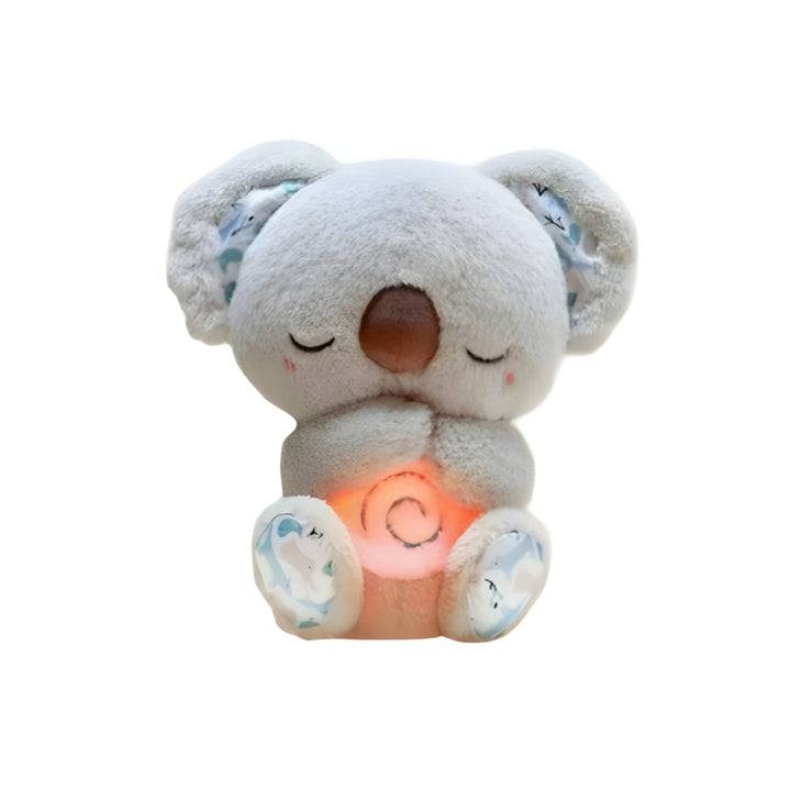 Baby Sleep Toy Breathing Light Plush Bear