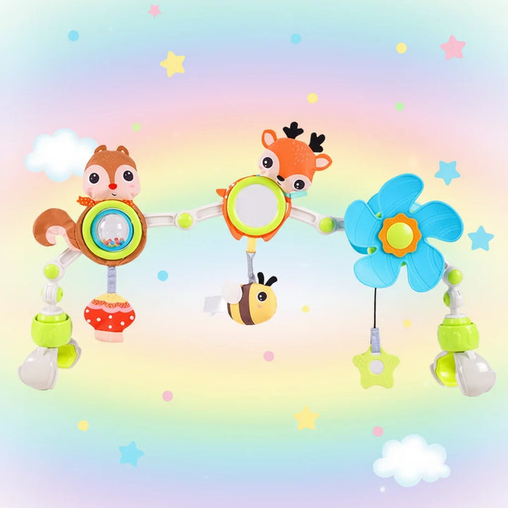 Baby Stroller Toy Arch Hanging Sensory Activity Toys